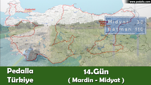 Pedalla Türkiye 14.Gün (Mardin-Midyat)